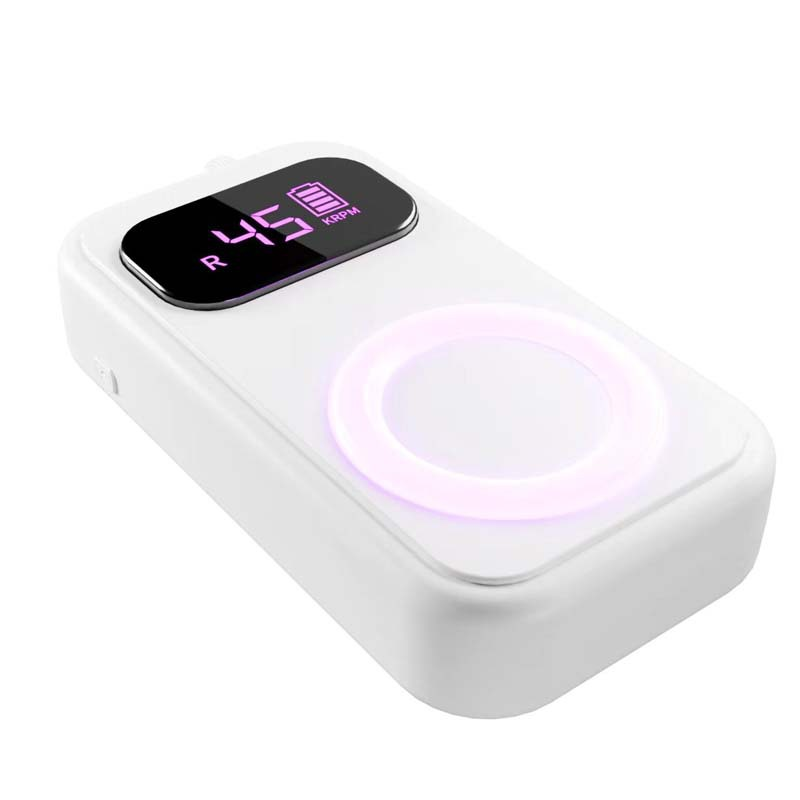 Portable Rechargeable 45000Rpm Smart Nail Polisher with Breathing Light Creative Nail Removal Device