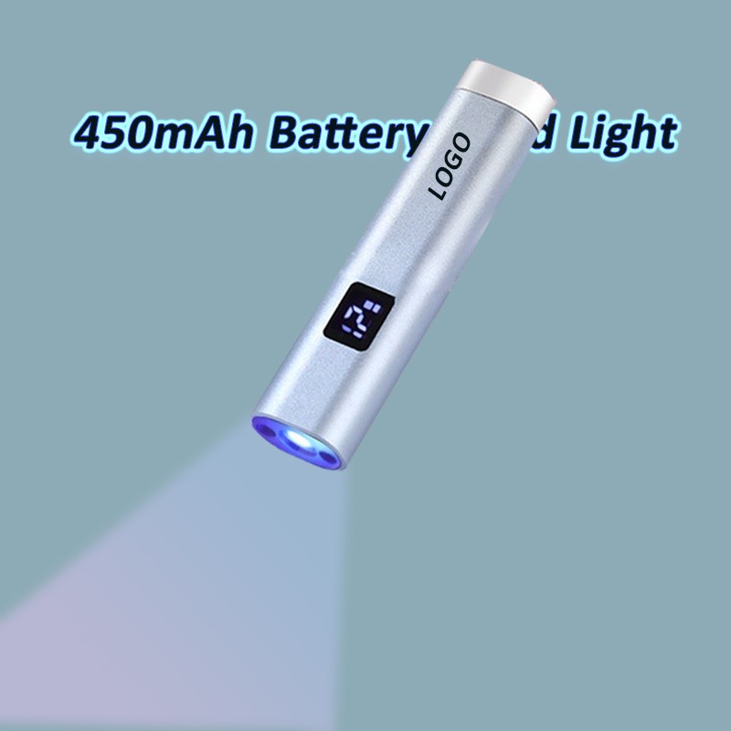 Portable Magnetic Cat Eye Nail Lamp Handheld Light Therapy for Baking Metal Construction Excellent Light Storage