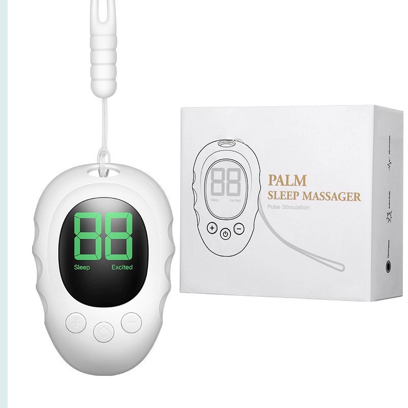 Portable 150mAh Wireless Instrument Professional Home Use LCD Display EMS Handheld Sleep Aid Micro-Current Device 32g ABS
