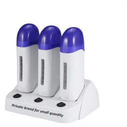 Portable Triple Wax Warmer for Hair Removal Electric Depilatory Wax Heater for Hands Body Feet-Home & Travel Use UK JP Plugs