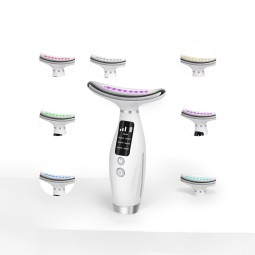 Seven Color Neck Beauty Device Firming USB Massager to Reduce Wrinkles Lift and Tighten Neck Removes Nasolabial Folds