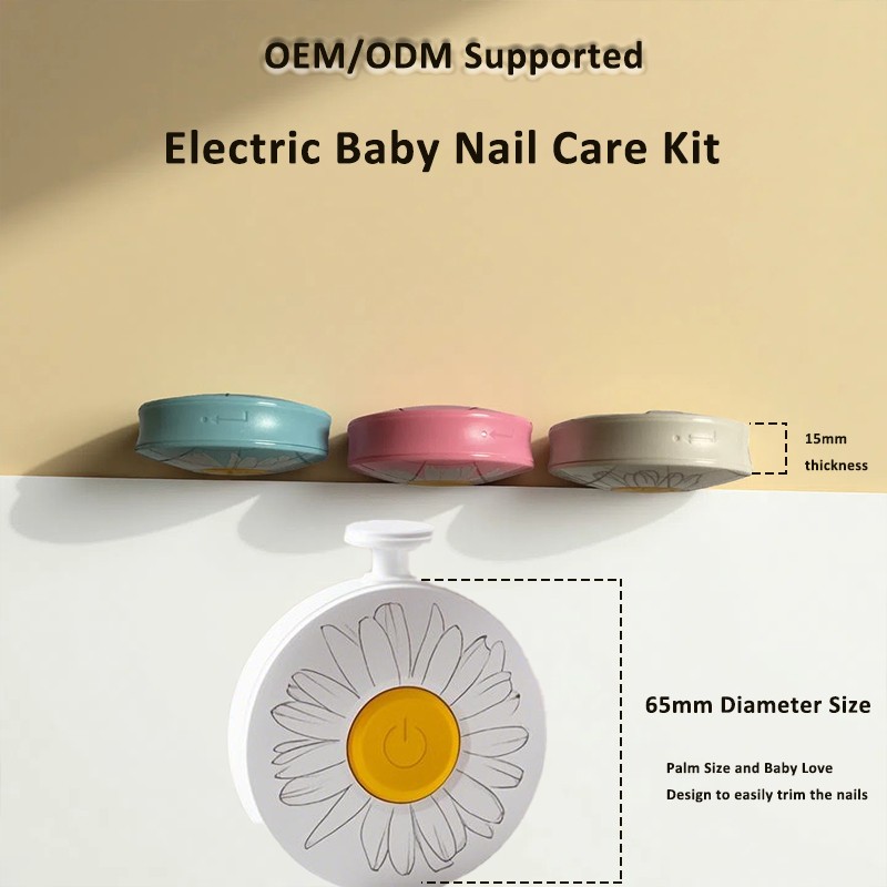 New Trending 6 in 1 Electric Portable Manicure Set Modern Style Baby Care Nail Trimmer Low MOQ Baby Grooming Kit Nail Trimmer