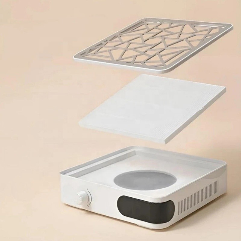 Best-selling Plug-in 2.91m/s Suction Power Detachable and Easy-to-clean Nail Art Dust Collector Vacuum Cleaner