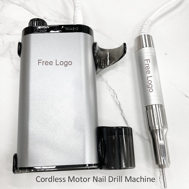 Professional 35000RPM Rechargeable Nail Drill Machine High Speed Manicure Pedicure Electric Efile UK Plug Portable Cordless Bit