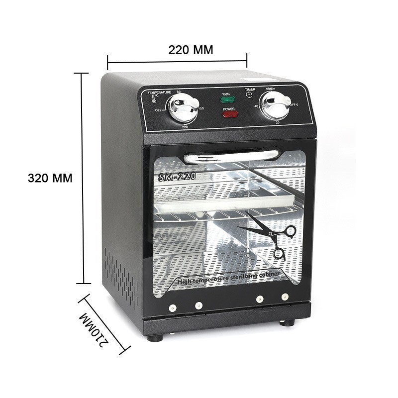 New High Temperature Controllable Disinfection Tweezers Scissors Beauty Nail Tools Office Home Disinfection Box