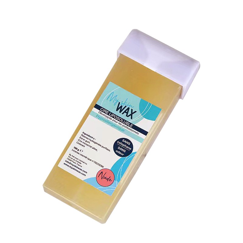 HJS Portable 40W 100G Depilatory Roll-on Wax Heater Mini Wax Heater Roller Wax Roller Heater for Home Usage