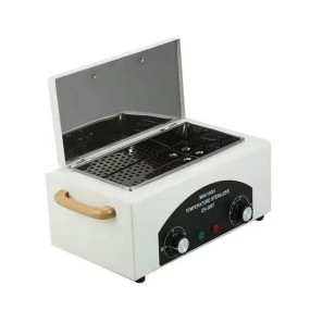 HJS 360 Degree Disinfection with Timer High Temperature 300W Beauty Salon Dental Tools Tableware Hot Disinfection Cabinet