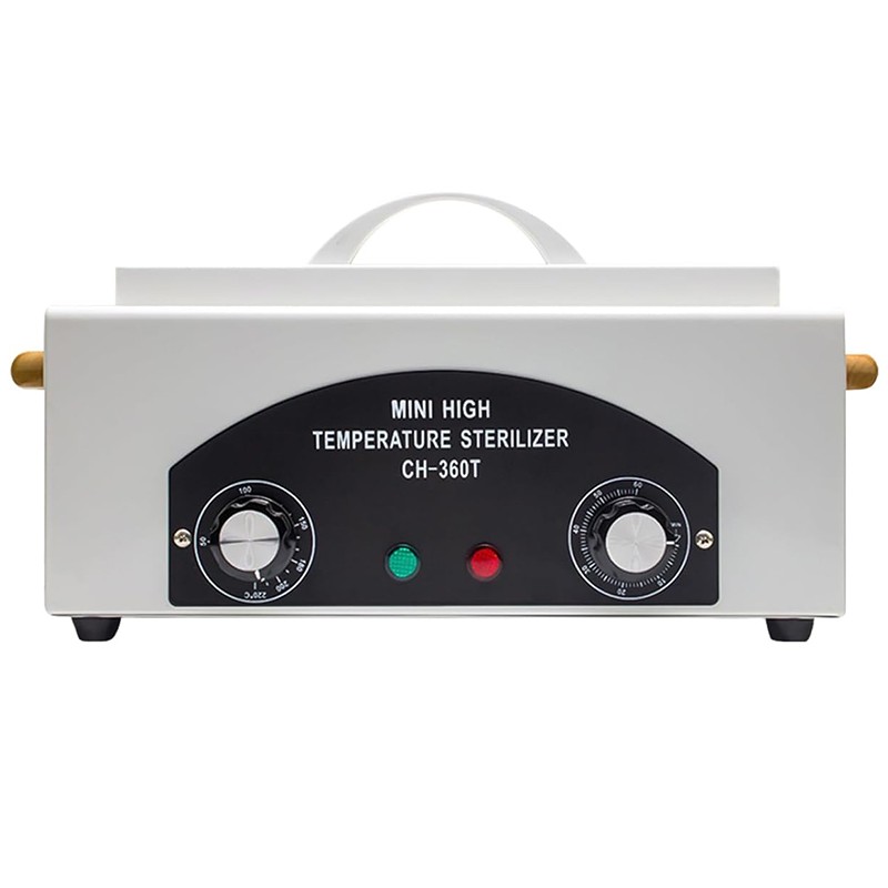 HJS 360 Degree Disinfection with Timer High Temperature 300W Beauty Salon Dental Tools Tableware Hot Disinfection Cabinet