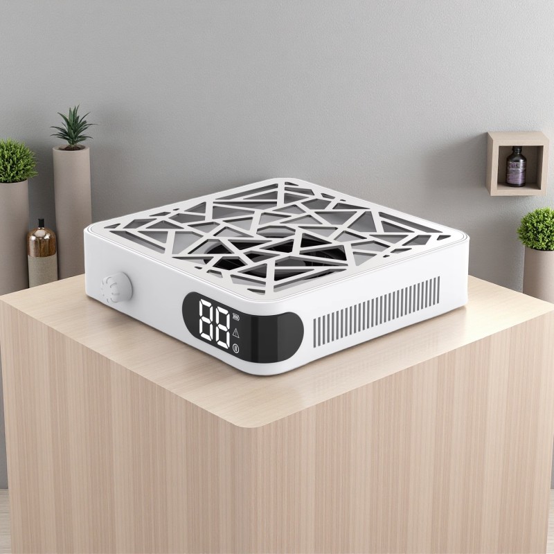 Best-selling Plug-in 2.91m/s Suction Power Detachable and Easy-to-clean Nail Art Dust Collector Vacuum Cleaner