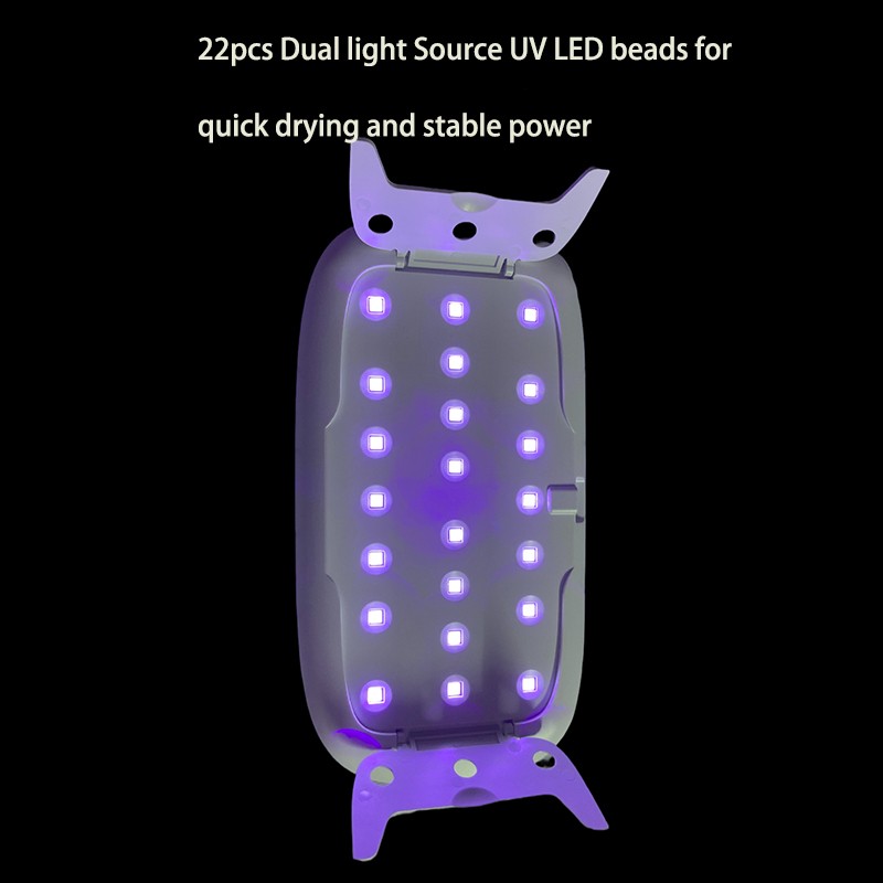 22 LED Rechargeable Nail Lamp 18 Pro Sunshine Light 30W Gel for Small Big Nails Custom Logo Metal Material USB for Nail Art