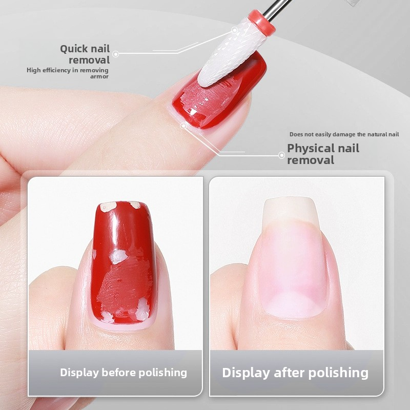 Portable Electric Nail Polish Grinding Machine with a Grinding Head and Battery, Nail Polish Pen and Grinding Pen