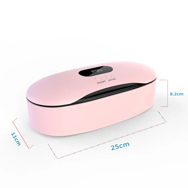 HJS LED Ultraviolet Tweezers Sterilizer Box UV Sterilazation Machine for Nail Cosmetic Beauty Makeup Eyelash Extensives Tools