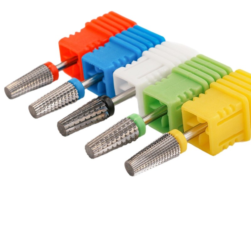 Five-in-One Quick Nail Polish Removal Machine Tungsten Steel Grinding Head Universal Electric Drill Bit for Dead Skin Nail