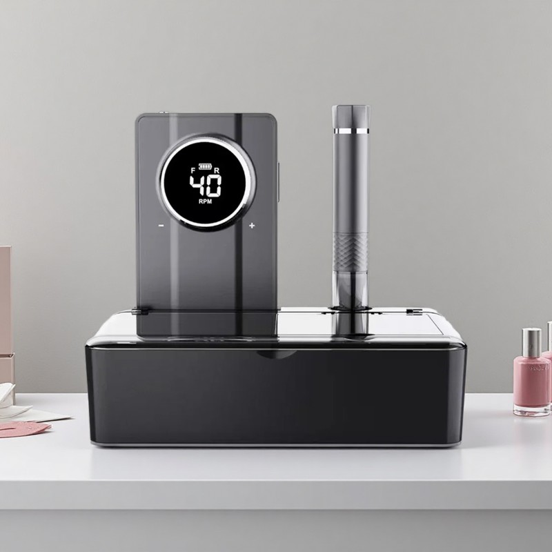 Professional Portable 85W Brushless Nail Drill Machine 40000RPM Rechargeable Nail Sander Driller with USB Plug