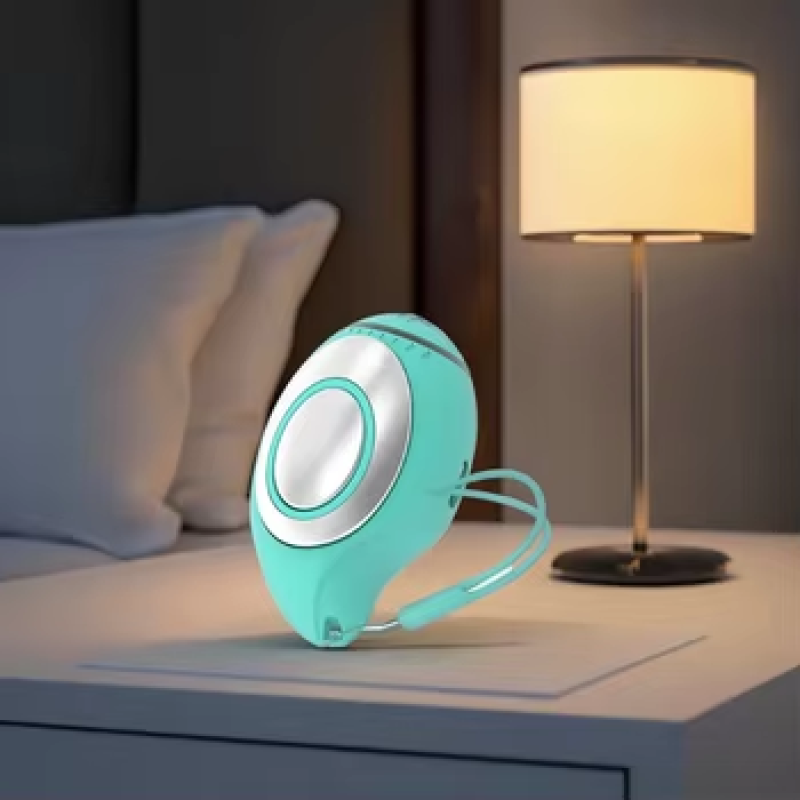 Portable LED Light Source Pulse Massager for Home Use 15 Gears Adjustable Frequency EMS Technology Sleep Aid Device for Soothing