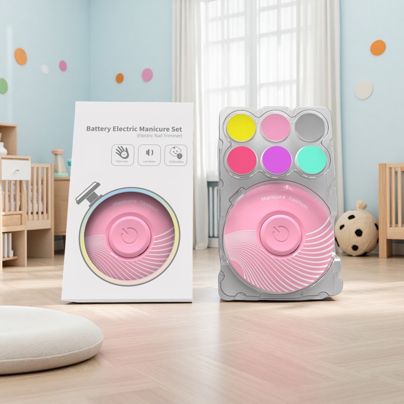 Custom Logo Home Use Electric Nail Cutter Pedicure Care Kit Steel Stainless Adult Nail Clipper for Baby Nail Clippers Set