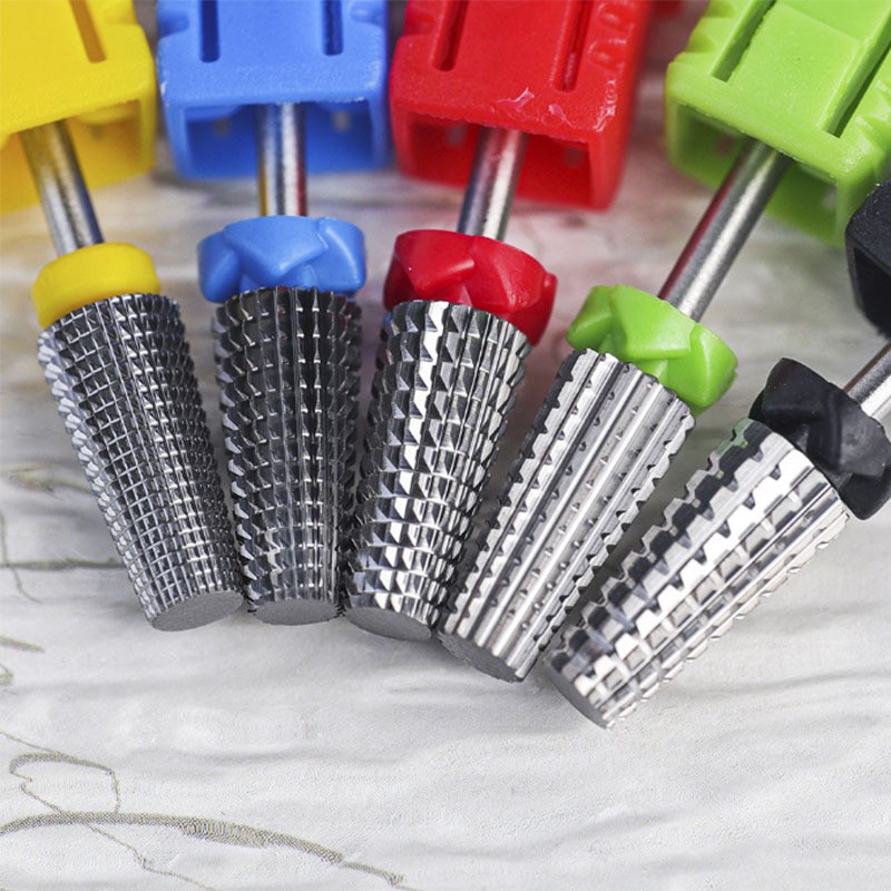 Five-in-One Quick Nail Polish Removal Machine Tungsten Steel Grinding Head Universal Electric Drill Bit for Dead Skin Nail