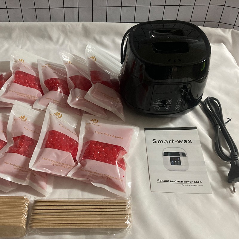 500CC Professional Salon Grade Wax Warmer - Digital Temperature Control Hair Removal Wax Heater with Silicone Bowl Fast Melting