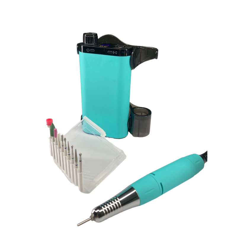 Professional 35000RPM Rechargeable Nail Drill Machine High Speed Manicure Pedicure Electric Efile UK Plug Portable Cordless Bit