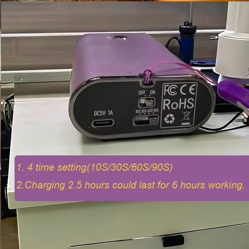 HJS Wireless Bond Hair Extensions Kit 15 Watts UV Gel Lamp Plastic Hair Extension Tools with Hair Bonding Kit and Glue