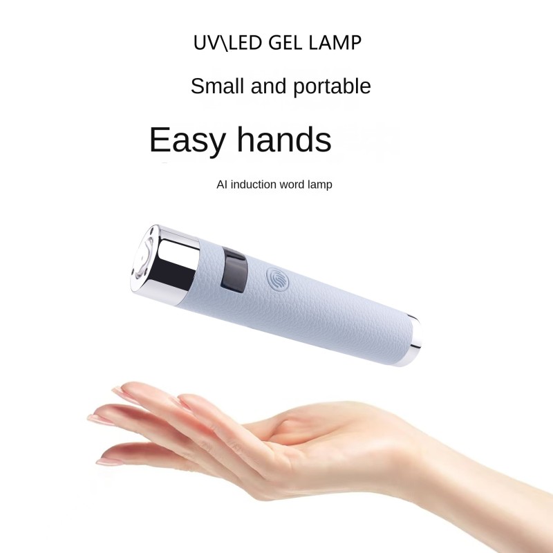 AI Intelligent Sensing Nail Art One-line Lamp, Automatic Nail Art Lamp, Handheld Small Light Therapy Lamp Nail Lamp