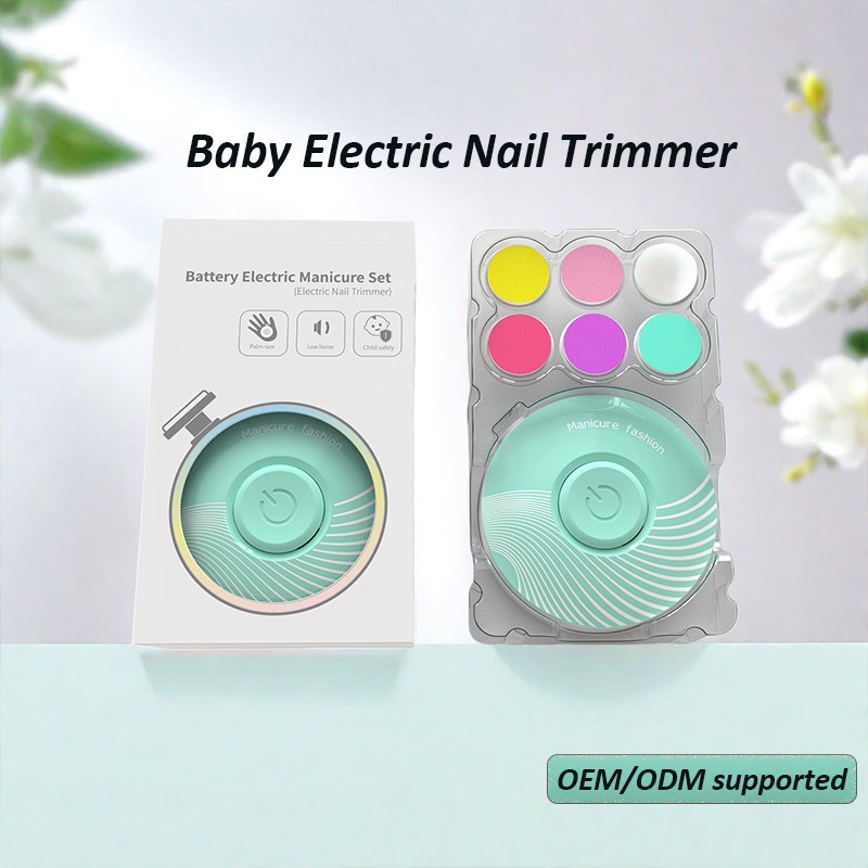 Custom Logo Home Use Electric Nail Cutter Pedicure Care Kit Steel Stainless Adult Nail Clipper for Baby Nail Clippers Set