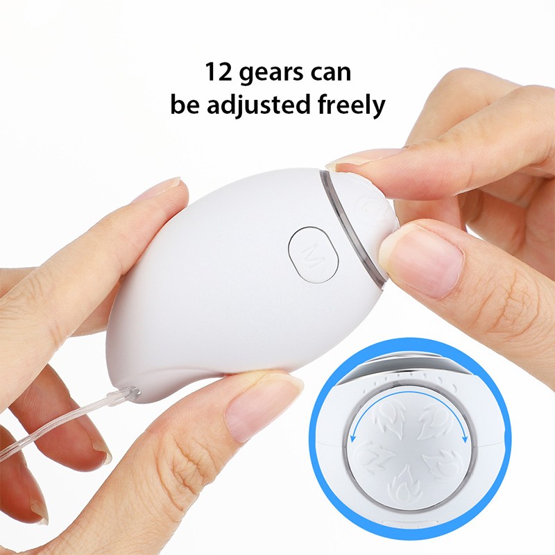 Portable LED Light Source Pulse Massager for Home Use 15 Gears Adjustable Frequency EMS Technology Sleep Aid Device for Soothing