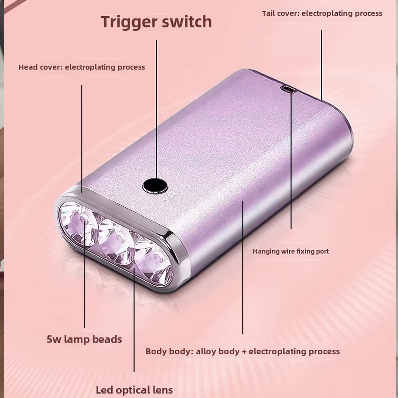 New UV 10, 30, 60, 90 Second Timing Mode Hair UV Hair Extension Lamp