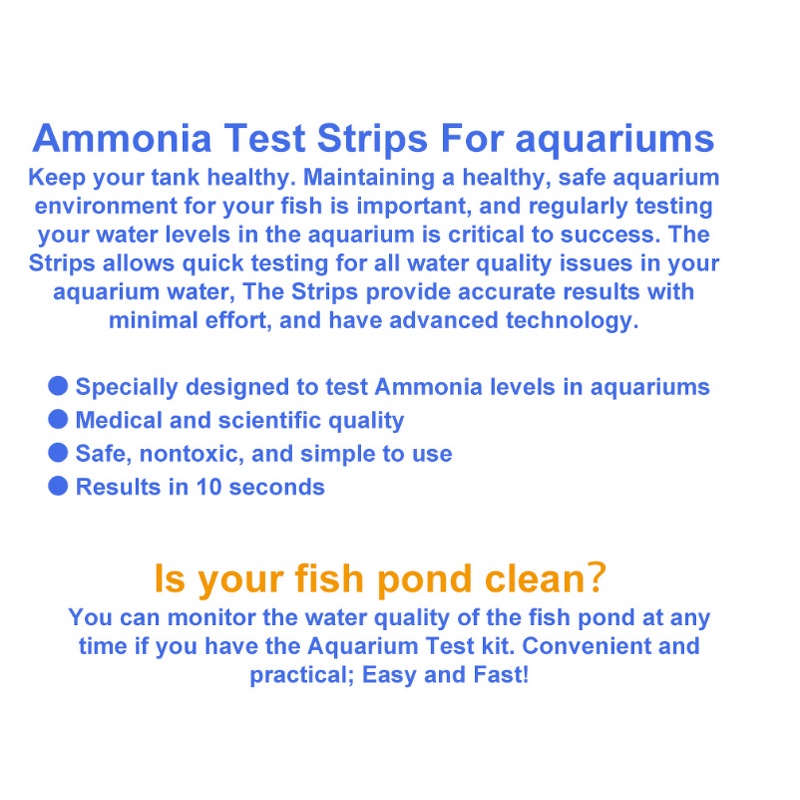 Ammonia pH Test Kit Manufacturer - Fish Pool Water Quality