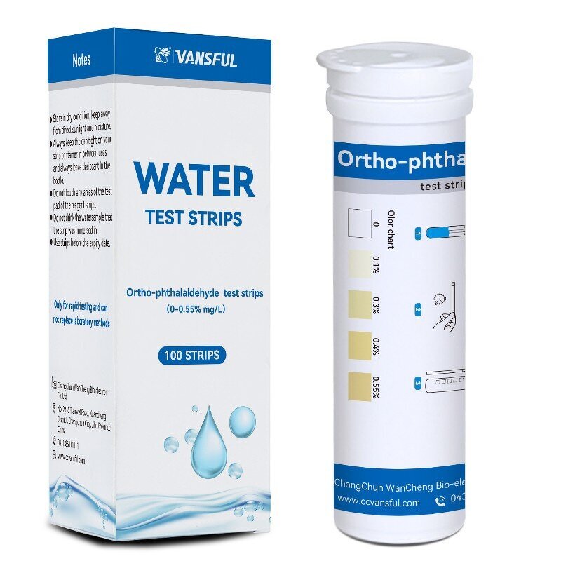 OPA Water Test Strips Supplier - for Ortho-Phthalaldehyde