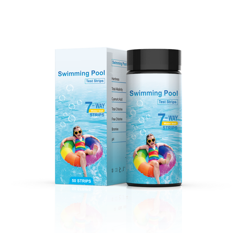 pH Water Test Strips Supplier - Wholesale 7 in 1 for Pool