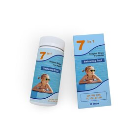 Pool Water Test Kit Factory - 7 in 1 100 Strips Swim Spa