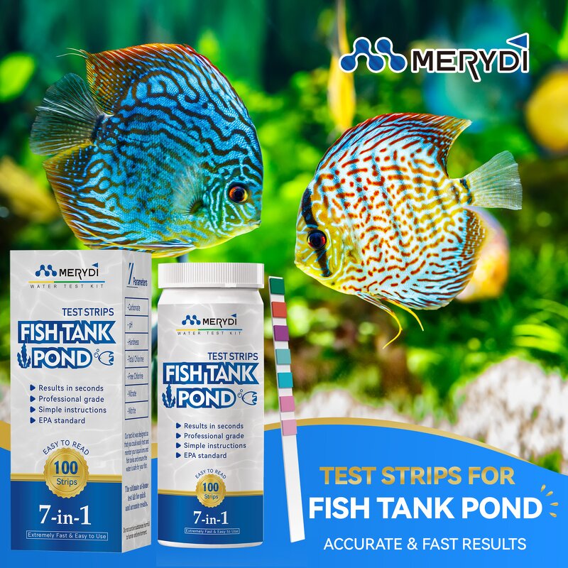 Water Test Strips Supplier - 7 in 1 Pond Fish Tank Customizable