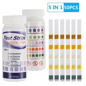 Pool Test Strips Factory - 5 in 1 100 Strips for Hot Tub