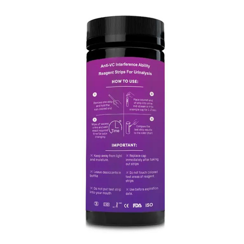 UTI Test Strips Supplier - 3 Parameter Nitrite Leukocytes pH