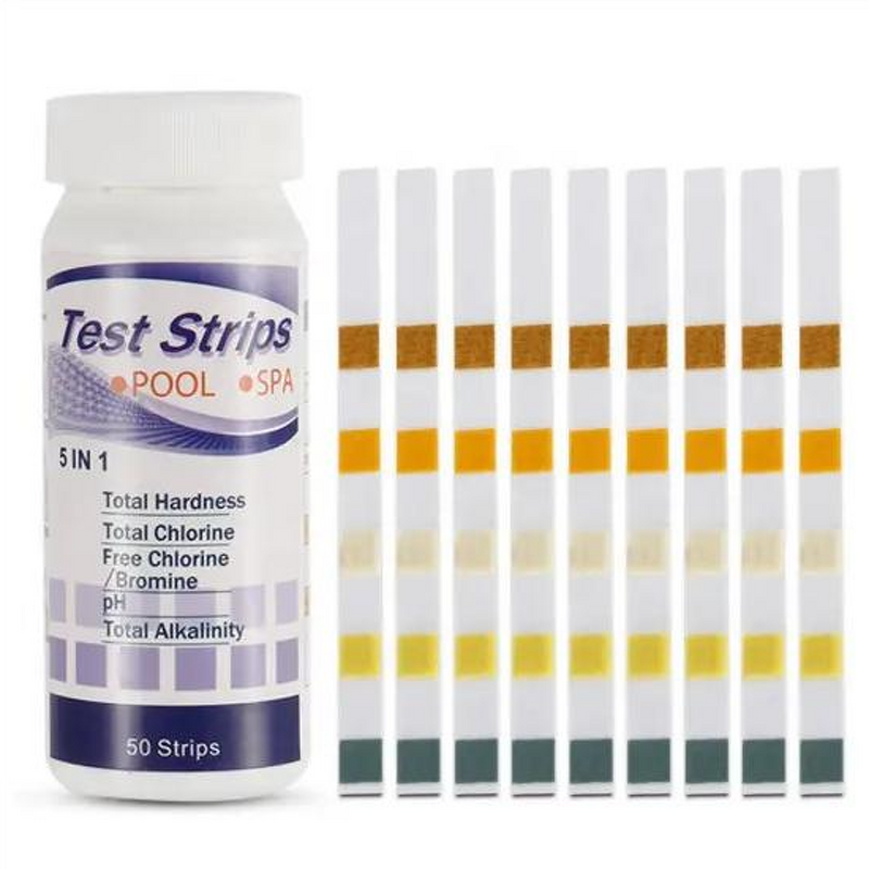 Pool Test Strips Supplier - 5-Way for Hot Tub Spa Chemical