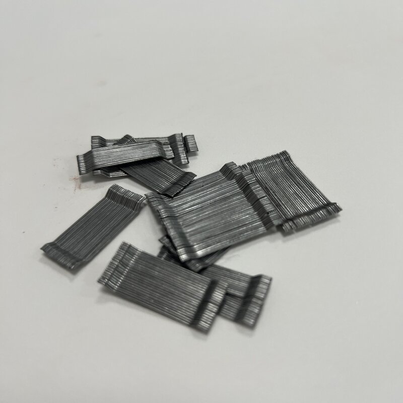 Steel Fiber Supplier - 0.55mm Glued End Hooked for Concrete