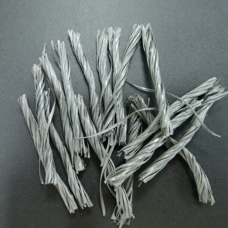 Polypropylene Macro Fiber Factory - Twist Bunchy for Reinforced Concrete