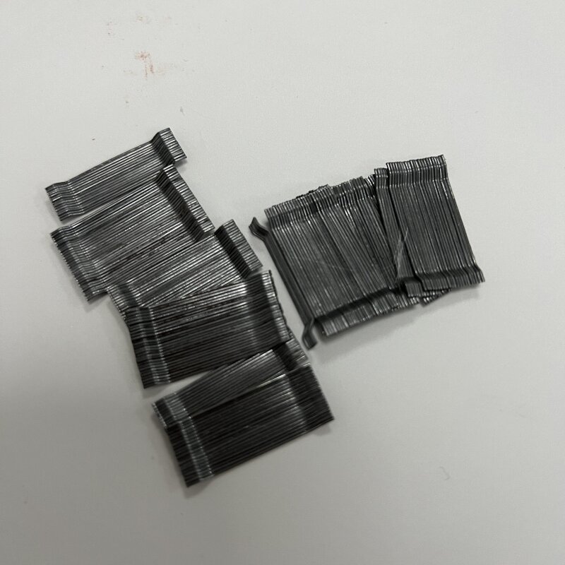 Steel Fiber Supplier - 0.55mm Glued End Hooked for Concrete
