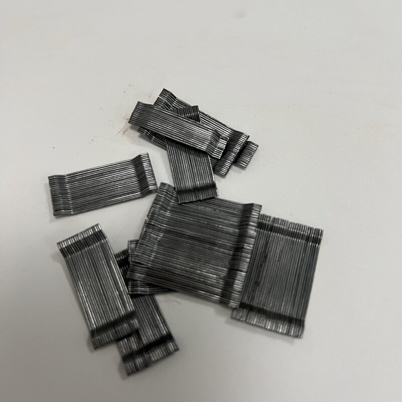 Steel Fiber Supplier - 0.55mm Glued End Hooked for Concrete