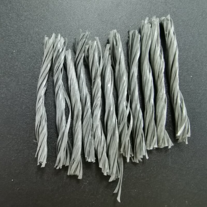 Polypropylene Macro Fiber Factory - Twist Bunchy for Reinforced Concrete