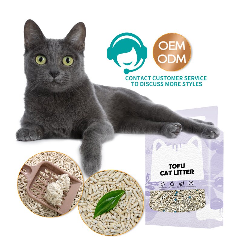 Cat Sand Manufacturer - 100% Biodegradable Odour Control Non-Stick 6L PEA Tofu Gentle Paws