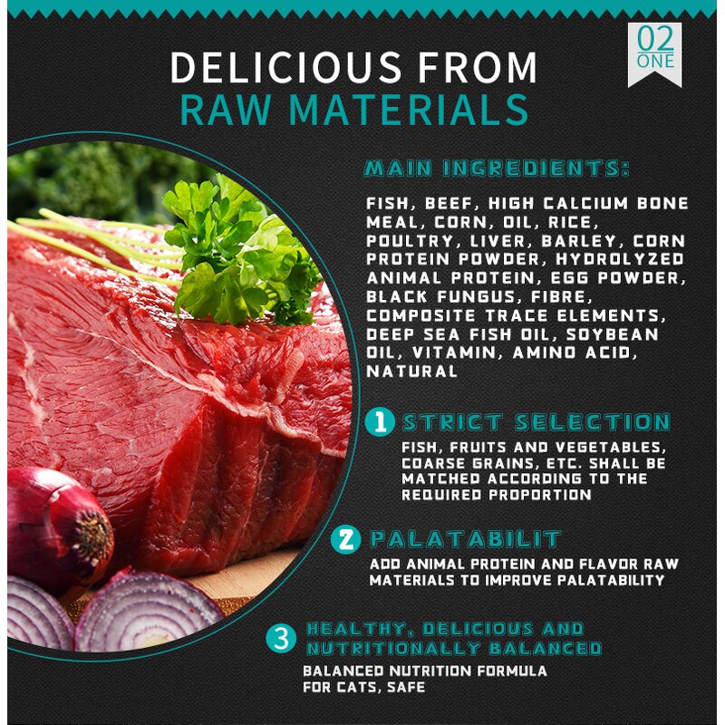 Dry Cat Food Supplier - High Quality OEM Organic Hot Sale Star Shaped Fish Flavored