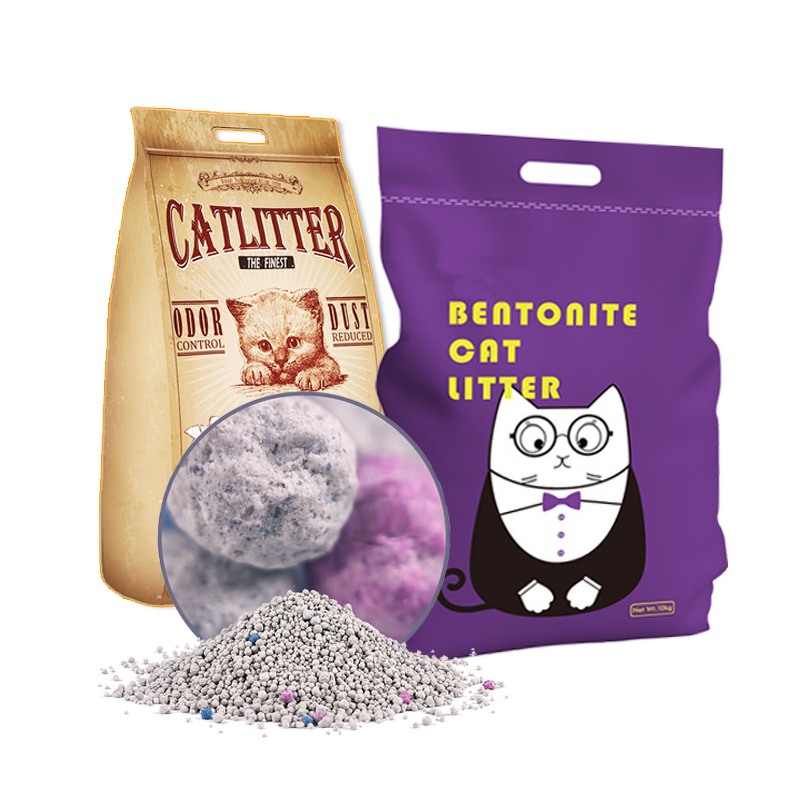 Bentonite Cat Litter Factory - Best Deodorizer Strong Clumping Dust Free for Kittens
