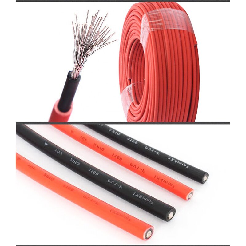 Solar Cable Supplier - Approved 4mm Black Red Single-Core UV Resistant with XLPE PE XLPO