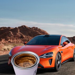 Car Paint Base Coat Manufacturer - 1K Lemon Yellow Automotive OEM