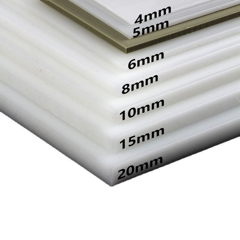 HDPE Plastic Sheet Supplier - Hard White PP Source for Punch Press Rubber Sheet & PE Pad