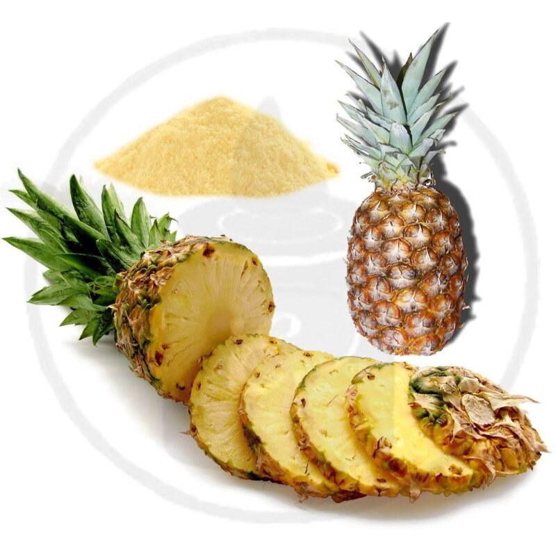 Pineapple Juice Powder Manufacturer - 5kg 10kg 25kg Organic Freeze Dried Powder