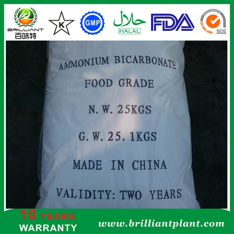 Ammonium Bicarbonate Factory - Food Industry Grade 99.2%