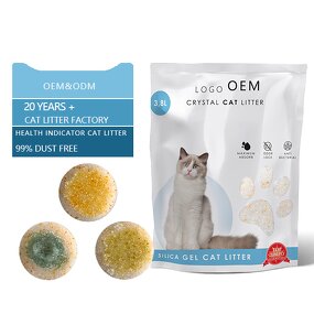 Silica Gel Cat Litter Supplier - Highly Absorbent Dust Free Cat Ph Health Indicating